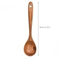 thumbnail image 2 of Tableware Hot Clearance! Leott Household Cooking Wooden Soup Spoon Kitchenware---Soup Spoon, 1X Colander, 2 of 2
