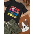 thumbnail image 4 of Paw Patrol Boys' Girls' Group XOXO Valentin's Day Toddler Kids T-Shirt 2T Black, 4 of 6