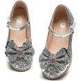 thumbnail image 4 of Girl's School Uniform Shoes Mary Jane Flats Low Heel Party Wedding Dress Shoes (Toddler/Little Kid/Big Kid), 4 of 7