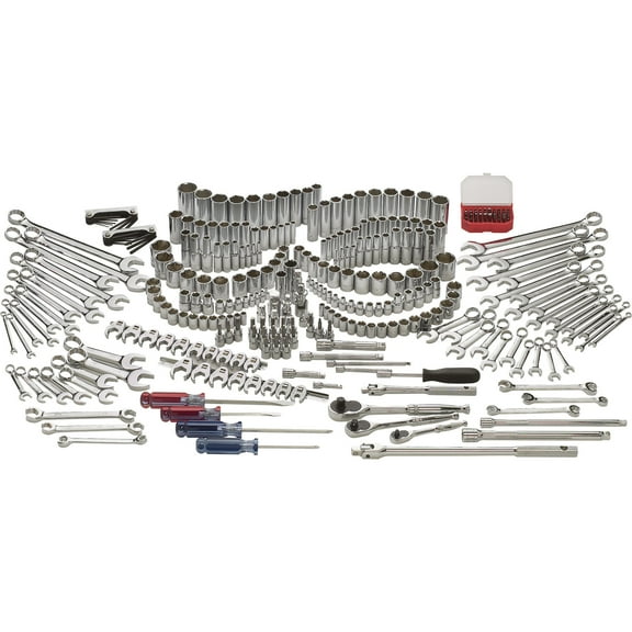 Klutch Mechanic's Tool Set, 305-Pc., 1/4in., 3/8in. and 1/2in. Drive, SAE and Metric