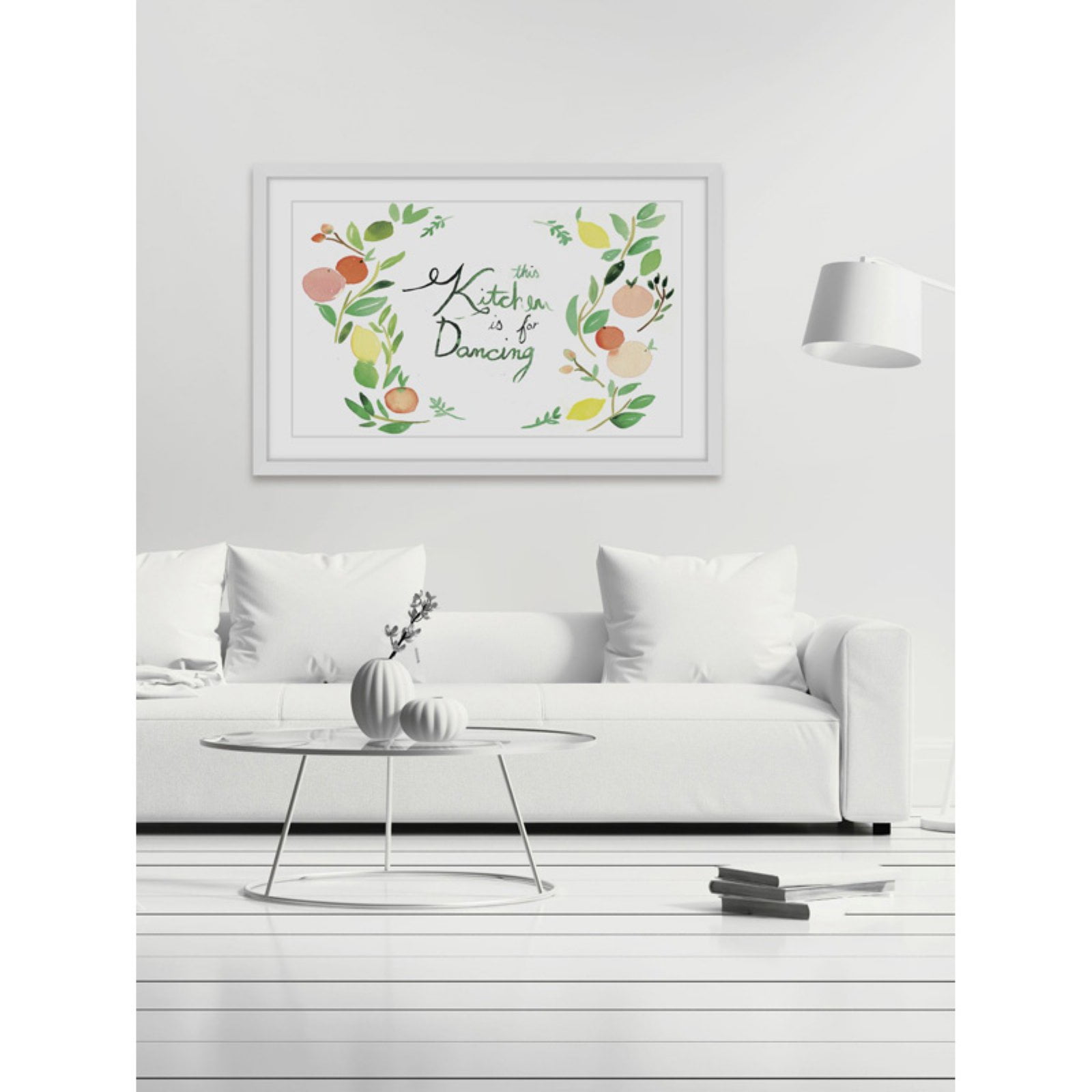 Marmont Hill "Kitchen Dancing" by Christine Lindstrom Framed Painting Print