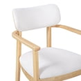 thumbnail image 6 of Christopher Knight Home Modern Farmhouse 5-Piece Dining Set with Round Wood Table & Chairs, Natural, 6 of 13