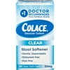 Colace Clear® Soft Gels, Stool Softener, 50mg (28-Count)