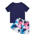 thumbnail image 5 of Toddler Boys Swimsuits Two Piece Short Sleeve Letter Print Summer Hawaii Swimwear Size 5-6T, 5 of 7
