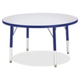 thumbnail image 3 of Jonti-Craft Berries Toddler Height Color Edge Round Table - Blue Round, Laminated Top - Four Leg Base - 4 Legs - 1.13" Table Top Thickness x 36" Table Top Diameter - 15" Height - Assembly Required..., 3 of 3