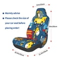 thumbnail image 2 of Lsque Vehicles Cartoon with Funny Drivers Pattern Car Seat Covers for Front Seats , Waterproof Seat Covers for Cars, Sporty Front Seat Covers,Car Seat Cover Protector Front Seats, 2 of 5