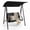 Black, variant on Chateauy 2-Person Canopy Swing Bench with Soft Fabric Seat and Sturdy Metal Frame – Ideal for Porch, Deck, or Outdoor Living Space