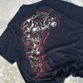 thumbnail image 2 of 2024 verano nueva camiseta Y2KT con estampado de calavera de hip-hop, camiseta holgada de gran tamaño para hombres y mujeres, ropa urbana gótica Harajuku, 2 of 5