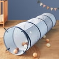 thumbnail image 1 of Túnel de Juego Tiny Land para Niños Pequeños 69x18 cm Plegable Azul, 1 of 6