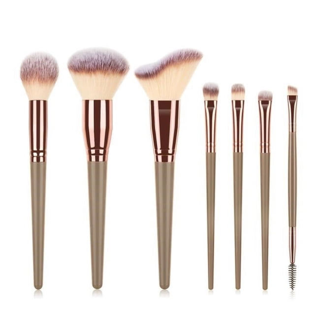 7 piezas, 10 piezas, 15 piezas de pinceles de maquillaje gigantes, 15 piezas de pinceles de maquillaje dorados, pinceles de base para trajes, herramientas de belleza