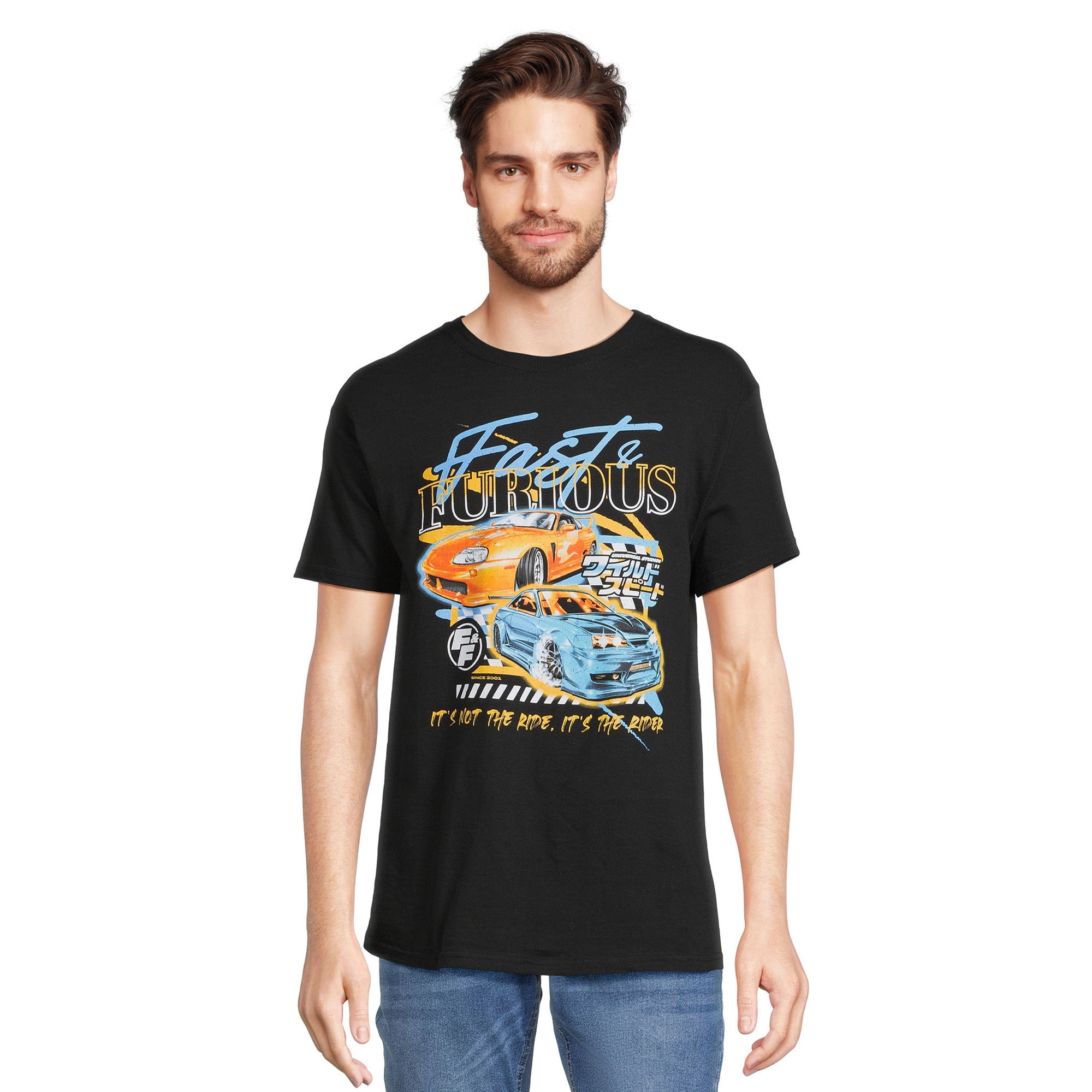 Fast & Furious Men's and Big Men's Graphic Tee Shirt, Sizes S - 3XL