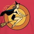 thumbnail image 3 of CafePress - Retro Witch T Shirt - Women's Traditional Fit Dark T-Shirt, 3 of 4