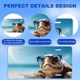thumbnail image 6 of Uiaoiais Turtle Wear Sunglasses on Beach License Plates Aluminum License Plate Decorative Cover, 6 of 7
