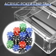 thumbnail image 3 of 10 Pcs Jetons de poker Professionnels en Acrylique 100 Plateaux de Jetons (Sans Couvercle), 3 of 8
