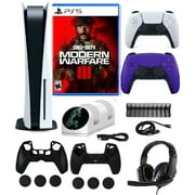 2023 Newest PlayStation_PS5 Gaming Console 1TB SSD Disc Version With Call of Duty Modern Warfare III / One Extra Wireless Controller/ 17 In 1 Accessory kit
