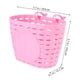 thumbnail image 2 of 1 canasta de plástico para niños, desmontable, gruesa, para almacenamiento de bicicletas, para bicicletas para niños (rosa), 2 of 6