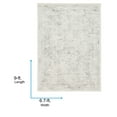 thumbnail image 4 of Livabliss Area Rugs for Living Room, 7x9 Roma Traditional Gray Rug, Bedroom Dining Room Home Decor Stain Resistant Carpet (6'7" x 9'), 4 of 9
