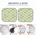 thumbnail image 5 of Picia Cute Chubby Frog 2 Piece Car Windshield Sun Shade Foldable | Foldable Sun Shield for Front Window Blocks UV Rays and Keeps Your Vehicle Cool-Small, 5 of 7