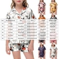 thumbnail image 4 of Leey-World Toddler Pajamas Cute And Fun Cartoon Print Short Sleeved And Shorts Set For Kid's Halloween Parties, 4 of 5