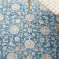 thumbnail image 6 of SAFAVIEH Sofia Derrick Oriental Area Rug, Blue/Beige, 6'7" x 6'7" Round, 6 of 8
