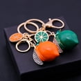 thumbnail image 6 of 3D Fruit Keyring Lemon Charm Pendant Summer Style Decorative Alloy Crystal Rhinestone Keychain for Woman's Purse Bag Car Party Wedding Gift Jewelry, 6 of 6