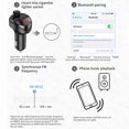 thumbnail image 3 of Transmisor Fm Bluetooth Para Coche Likrtyny Accesorios para autos y motos, 3 of 4