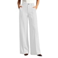 thumbnail image 3 of Taqqpue Women Oversize Pants Drawstring High Elastic Waistbant Boho Palazzo Pants Loose Fit Lounge Pants Solid Color Straight Wide Leg Pants with Pockets for Women, 3 of 8