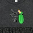 thumbnail image 4 of Inktastic My 1st Birthday is Kind of a Big Dill Pickle in Sunglasses Girls Baby Dress, 4 of 5