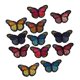 thumbnail image 2 of 12 Pedazos Parches de Ropa de Mariposa para Artesanías DIY , 7.5 x 5 cm, 2 of 7
