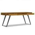 thumbnail image 6 of Simpli Home Lowry 72 inch Wide Solid Wood Modern Industrial Large Desk in Oak, 6 of 9