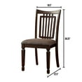 thumbnail image 2 of Furniture Of America Bethel Espresso Side Chair Padded Seat Set Of 2, 2 of 3