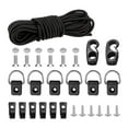 thumbnail image 2 of Guardoinrt Kayak Deck Rigging Kit D Rings Bungee Feet Cord 8.2 for Boat Kayak Canoe, 2 of 6