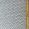 thumbnail image 5 of Fabric Mart Direct Silver Jacquard Velvet Fabric By The Yard, 54 inches or 137 cm width, 1 Yard Silver Jacquard Fabric, Chevron, Upholstery Drapery Curtain Wholesale Fabric, Window Treatment, 5 of 8