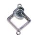 thumbnail image 3 of Collar con colgante de dije adorable y accesorios Platino + blanco, 3 of 6