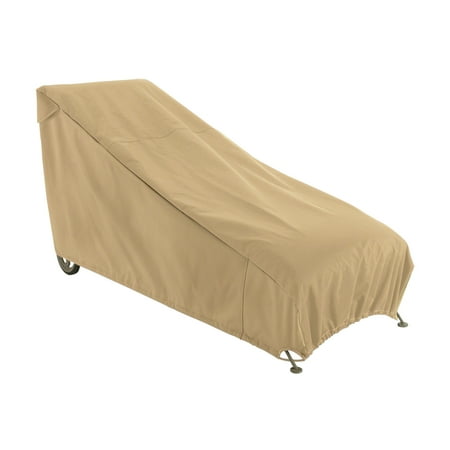 Outdoor Chaise Lounge Furniture Classic Accessories Terrazzo® Patio Chaise Lounge Cover - All Weather Protection Outdoor Furniture Cover, 86