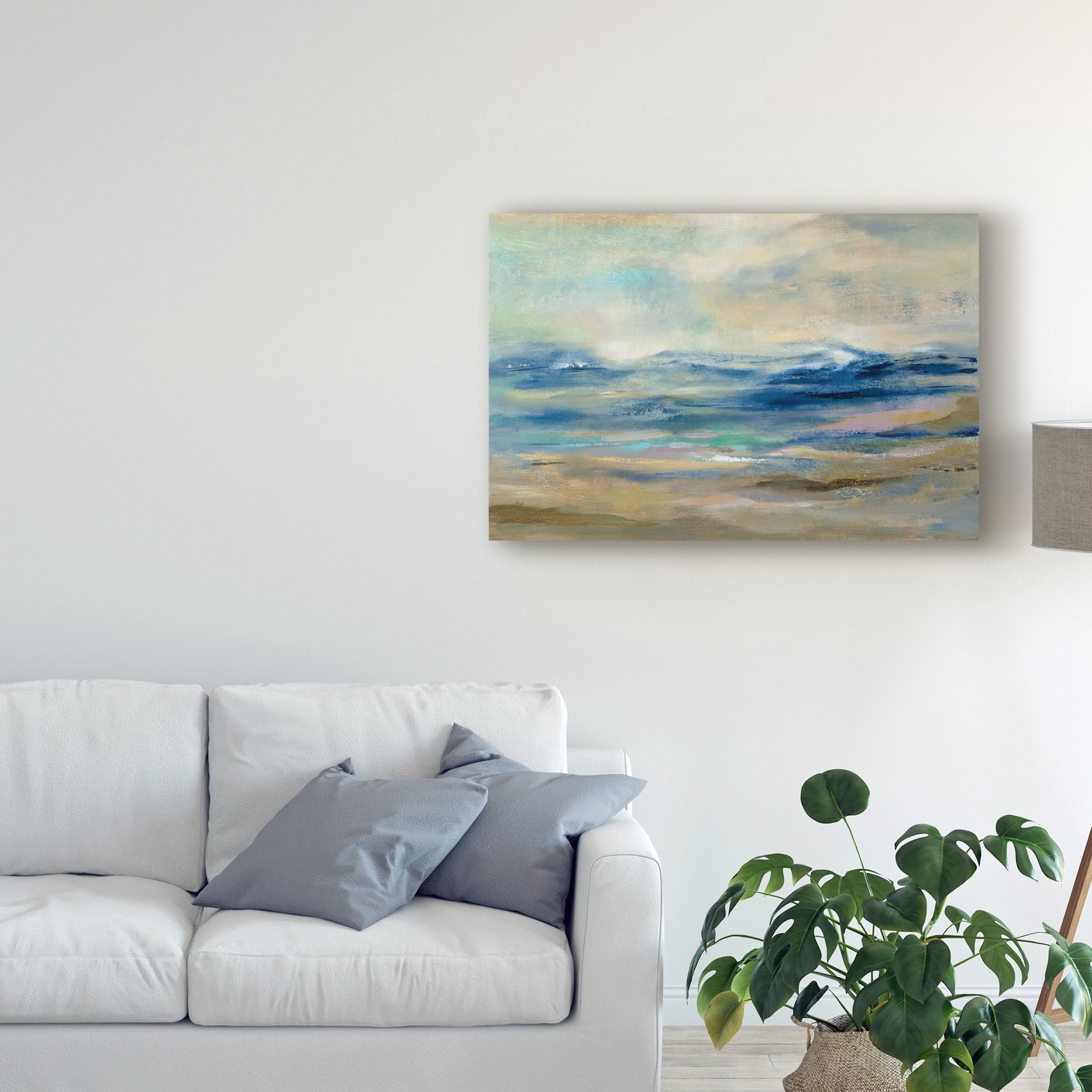 Trademark Fine Art 'Whispering Wave' Canvas Art by Silvia Vassileva