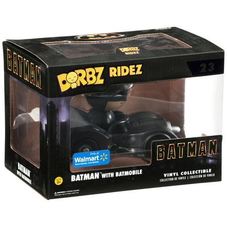 Funko Dorbz Ridez: DC Heroes, Batman with Batmobile Walmart Exclusive