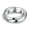 thumbnail image 3 of Glossy Copper Ring: Unisex European and American Style Geometric Retro Design Statement Ring for Fashion Enthusiasts, 3 of 6