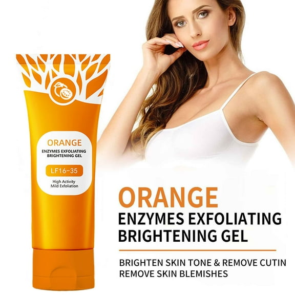 HYLLai Brightening Exfoliating Peeling Gel for Face & Body - Deep Cleansing with Fruit Extracts - Removes Dead Skin & Tightens Pores - Gentle for Sensitive Skin - 50g"