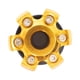 thumbnail image 4 of Par Punta Cabezal Slider Aluminio Amarillo Moto Decorativos, 4 of 7