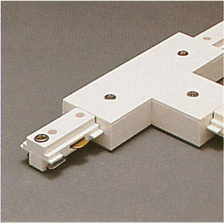 One Circuit Accessories - Track Accessories 120V Track One Circuit T Connector Ceiling Light, Black