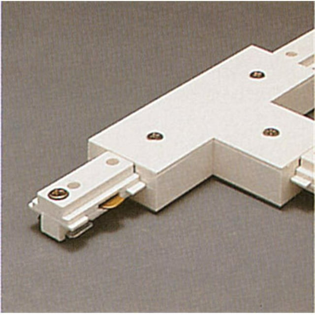 PLC TR132 BK Track Accessories 120V Track One Circuit T Connector Ceiling Light, Black