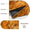 thumbnail image 6 of Round Rugs 4 Ft, Orange Geometric Non Slip Area Rugs for Kitchen Bedroom Entryway, Modern Luxury Aesthetic Abstract Motifs Washable Carpet Runner Rug Floor Mats for Bedroom Home Decor, 6 of 8