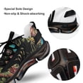 thumbnail image 7 of Green Butterfly Walking Shoes for Men Woman Lightweight Tennis Fashion Elastic Sports Shoes Cushion Basketball Shoes, 7 of 7