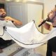 thumbnail image 2 of 1 Delantal de Afeitar, Recogedor Pelo Barba para Hombres, Afeitado y Recorte, Capa Barba, PañO Aseo Impermeable con Ventosa A, 2 of 6