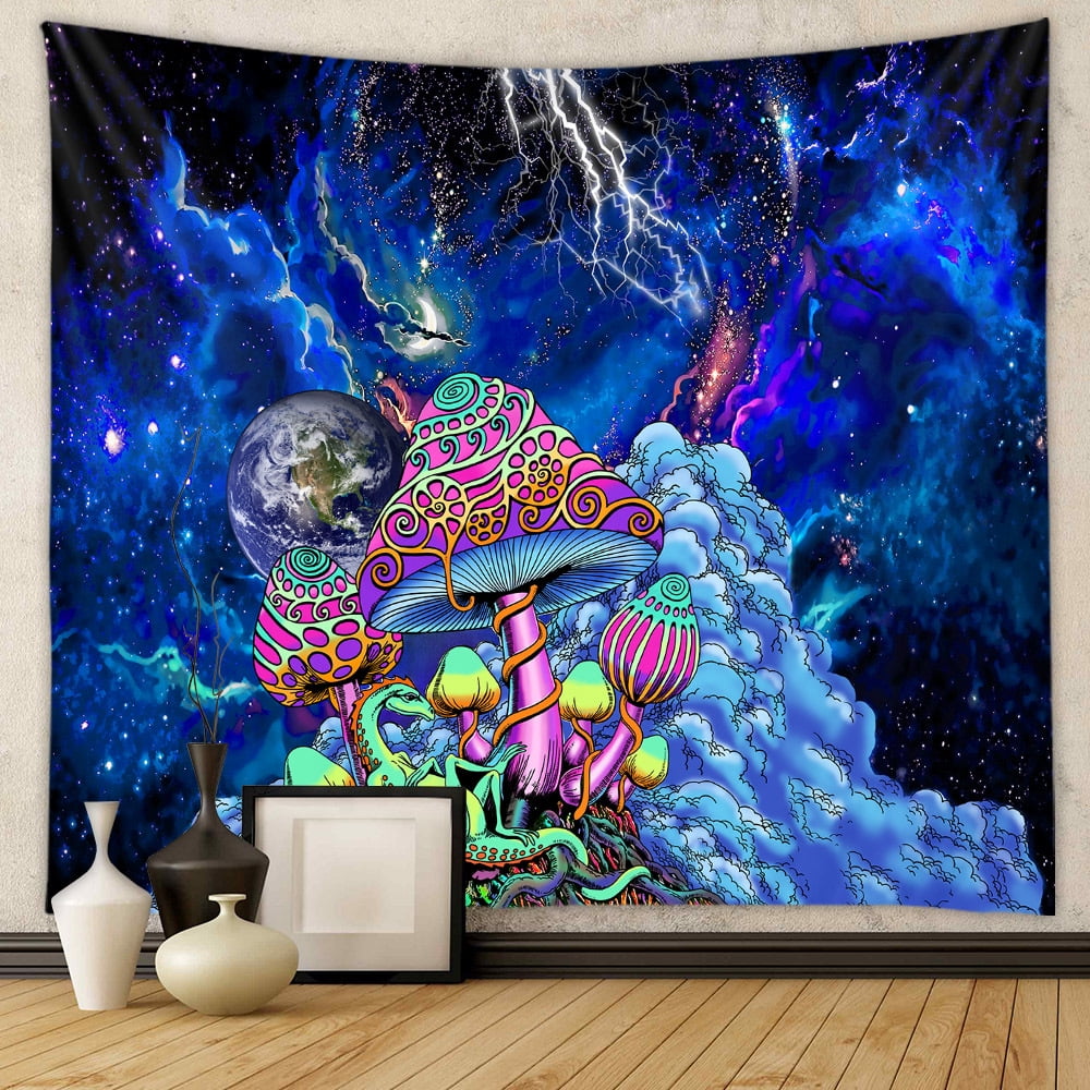 Galaxy Nebula Wall Hanging, 180X230CM Abstract Art Psychedelic