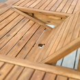 thumbnail image 3 of Ensemble de Table à Manger de Patio 4 Pcs avec Extension Papillon en Brun, 3 of 5