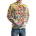 thumbnail image 5 of Kirby Hoodie 3D Print Pullover Hooded Long Sleeve Sweatshirts Tops Blouse with Pocket for Mens Womens, 5 of 7
