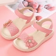 thumbnail image 6 of MEZZALL Toddler Girls Sandals For Everyday Wear Adjustable Hook And Loop Strap Comfortable Lightweight Casual Footwear For Kids Outdoor Play Spring Summer Soft Baby Wear, 6 of 9