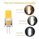 thumbnail image 4 of Luz LED en línea Mini G4 de bajo voltaje, luz blanca cálida para espejo, Faro de cristal, reemplazo de luz halógena de 25W, 12V COB, 1-10 piezas, 4 of 4